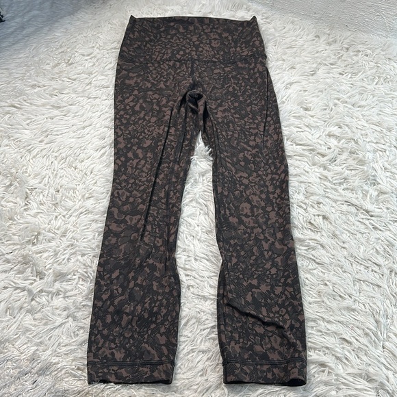 lululemon athletica Pants - Lululemon Align Crop *21" Wild Thing Camo Brown Earth Multi